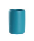 SAPHO DAHLIA pohár, zelena petrol – kúpeľňový kôš / organizér