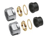 SAPHO Svorné šróbenie 1/2" pre meď 15mm, chróm