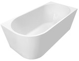 TIBERA R rohová stojaca vaňa 160x75cm, biela