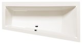 ANDRA R asymetrická vaňa 160x90x45cm, ivory