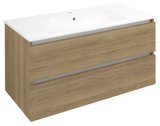 EZARA umývadlová skrinka 99,8x52x46cm, dub cuneo