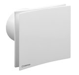 EIRA kúpeľňový ventilátor axiálny s časovačom, 15W, potrubie 100mm, biela