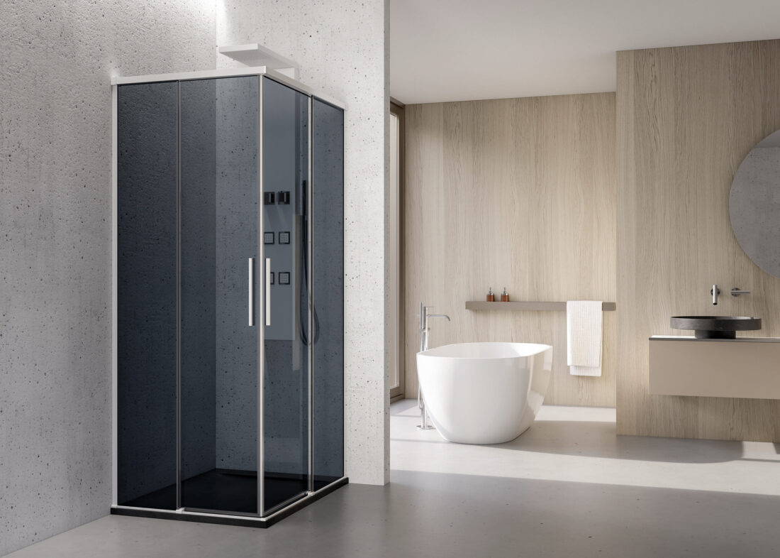 Aquatek X-FAKTOR R14 100×80 – obdĺžnikový sprchový kút