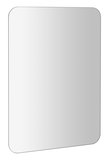 ISHAPE zrkadlo s brúseným okrajom 50x70cm, zaoblené rohy, CU free