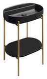 PUNO podstavec s umývadlom 600x860x396mm, zlato mat