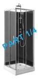 GRANVIK sprchovací box 800x800x2180mm časť 1/4 sprchová vanička, biela