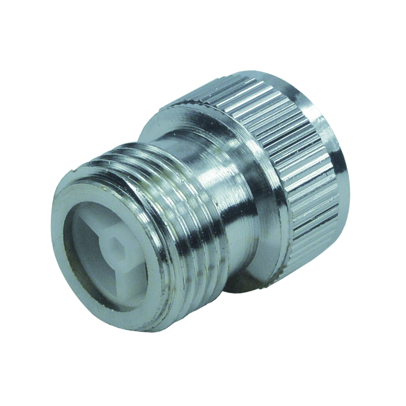 Mereo Prechodka chrómovaná 1/2"x1/2" so spätnou klapkou – náhradný diel k batérii