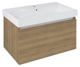 NELIO umývadlová skrinka 76,5x44x49cm, dub cuneo