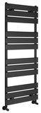 SAPHO BONDECO vykurovacie teleso 500x1266mm, čierna mat – kúpeľňový radiátor
