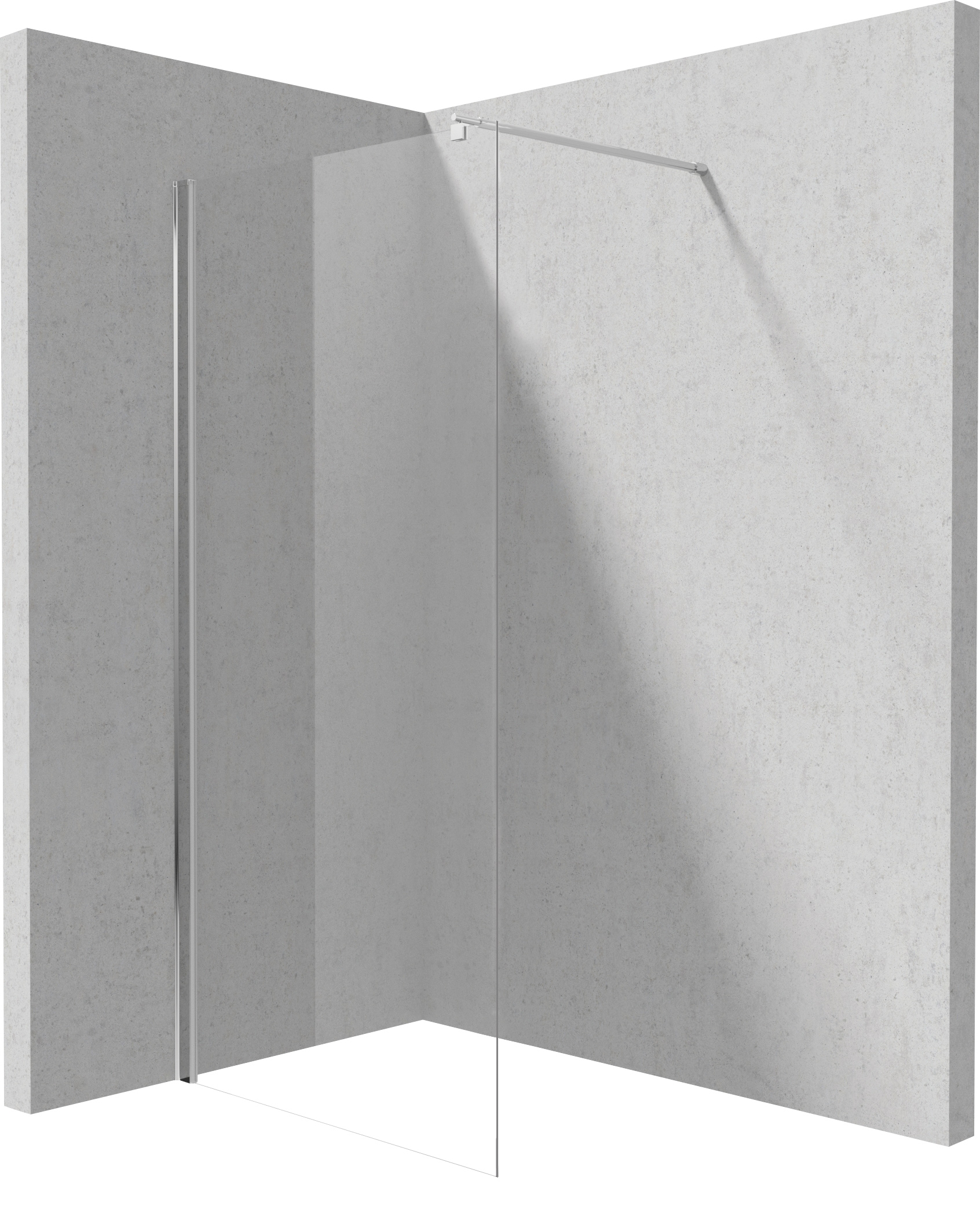 Deante Kerria Plus - Ścianka prysznicowa / walk-in systemu Kerria Plus 100 cm – walk-in sprchová zástena