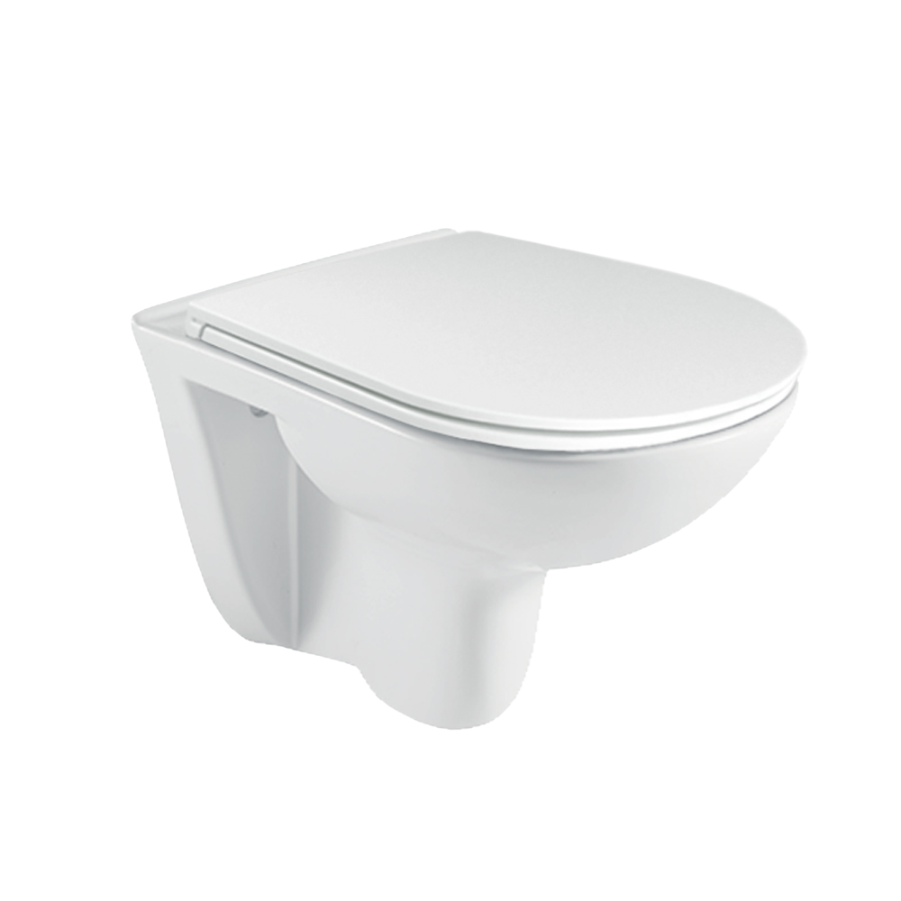 Mereo WC závesné, RIMLESS, 530x355x360, keramické, vr. sedátka CSS123