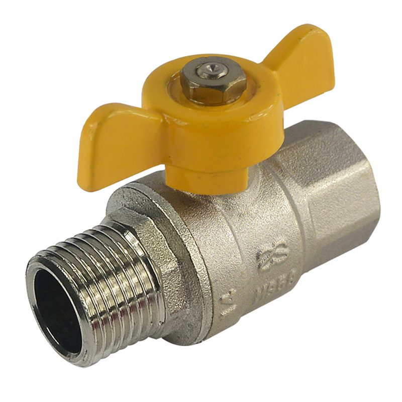 Klum Kohút guľový s motýľom, plyn, MxF, 1/2 "