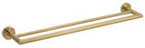 X-ROUND GOLD dvojitý držiak uterákov 600mm, zlato mat