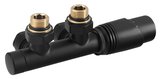 WICHER pripojovacia sada termostatická pre stredové pripojenie 50mm, čierná mat