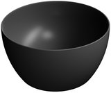 PURA keramické umývadlo na dosku vysoké, piemer 42cm, čierna mat