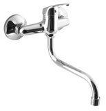 AQUALINE 35 nástenná batéria, ramienko-S, chróm