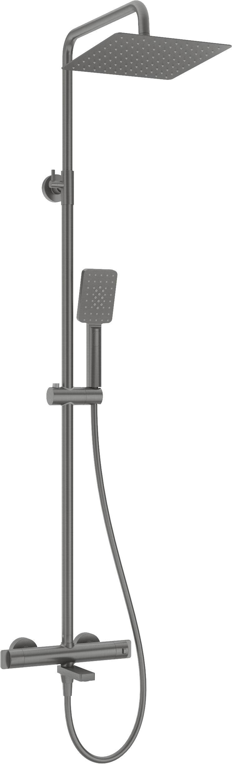 Therm - Deszczownica z baterią wannową termostatyczną