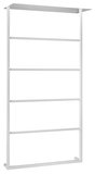 SKA nástenný držiak uterákov s policou 604x1184x252mm, biela mat
