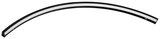 MOON LED osvetlenie 8,8W, 230V, 573x12x22mm, R400mm, čierna mat