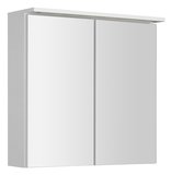 KAWA STRIP Galérka s LED osvetlením 70x70x22cm, biela