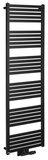 SAPHO GRUNT vykurovacie teleso 500x1610 mm, stredové pripojenie, čierny mat – kúpeľňový radiátor