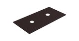ALTACERAMICA keramická doska 100x2x49cm, 2 otvory na odtok, mramor/červená mat