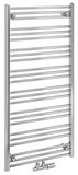 SAPHO ALBRECHT vykurovacie teleso 600x1250mm, stredové pripojenie, chróm – kúpeľňový radiátor