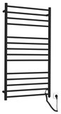 REDONDO elektrický sušiak uterákov, guľatý, 630x1160 mm, 130 W, čierna