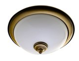 GLOSTER stropné svietidlo, ø 315mm, 2xE14, 40W, IP21, bronz
