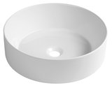 NICE keramické umývadlo na dosku, priemer 45cm, biela