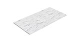 ALTACERAMICA keramická doska 100x2x49cm, 2 otvory na odtok, mramor/biela mat