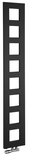 SAPHO BLOCK vykurovacie teleso 280x1750 mm, čierna matná – kúpeľňový radiátor