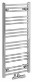 SAPHO ALBRECHT vykurovacie teleso 400x930mm, stredové pripojenie, chróm – kúpeľňový radiátor
