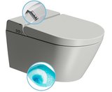 WCLEAN závesné WC Swirlflush s integrovaným elektronickým bidetom, cenere dual-mat