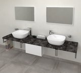 AVICE doska pod umývadlo 190x50cm, hrúbka 5cm, štiepaný kameň