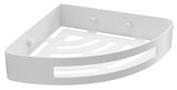 SMART polička rohová, 210x45x210mm, biela matná