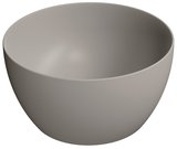 PURA keramické umývadlo na dosku vysoké, piemer 42cm, tortora mat