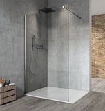 VARIO CHROME jednodielna sprchová zástena na inštaláciu k stene, číre sklo, 900 mm