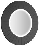 LUMIRO STRIP guľaté zrkadlo s LED osvetlením v ráme, priemer 90cm, carina