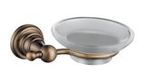 SAPHO DIAMOND mydeľnička,mliečne sklo, bronz – dávkovač mydla / mydlovnička