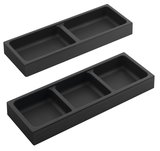 LINDO bočný organizér, sada 2ks, 114x323mm, plast, antracit