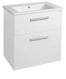 VEGA umývadlová skrinka 62x72,6x43,6cm, 2x zásuvka, biela
