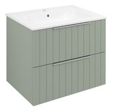 CIRASA STRIP umývadlová skrinka 59,2x52x46cm, verde