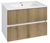 PANEDA STRIP umývadlová skrinka 74,5x55x45,2cm, dub emporio