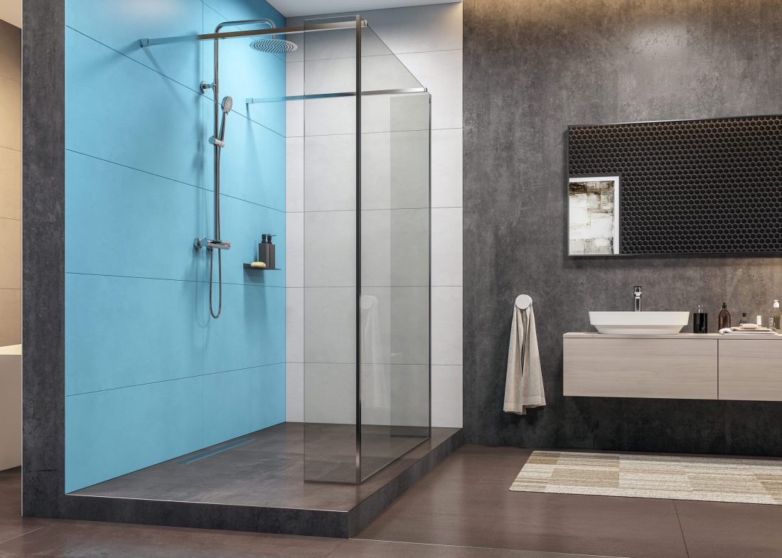 Aquatek OASIS F2 – walk-in sprchová zástena