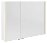 ALIX galérka s LED osvetlením 96x70x17,5cm, biela