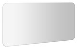 ISHAPE zrkadlo s brúseným okrajom 100x50cm, zaoblené rohy, CU free