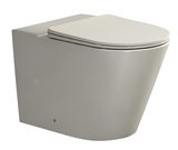 PACO misa pre kombi WC, Rimless, 61x38cm, spodný/zadný odpad, ivory