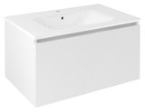 LOREA umývadlová skrinka 80x44x51,2cm, 1x zásuvka, biela mat