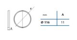 SAPHO Zpätná klapka 120mm – kúpeľňový ventilátor